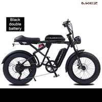 HKM-880403 48V 26Ah Electric Mountain Bike with 750W Motor | All-Terrain Adult E-Bike for Commuting & Trails | Dual Disc Brakes, 7 Speed