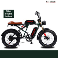 HKM-880403 48V 26Ah Electric Mountain Bike with 750W Motor | All-Terrain Adult E-Bike for Commuting & Trails | Dual Disc Brakes, 7 Speed