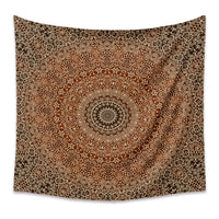 HKM-880403 Bohemian Mandala Tapestry - Polyester Fiber, Multiple Sizes Available