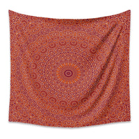 HKM-880403 Bohemian Mandala Tapestry - Polyester Fiber, Multiple Sizes Available