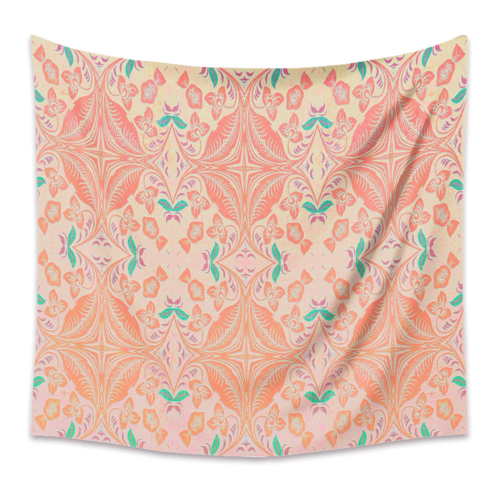 HKM-880403 Bohemian Mandala Tapestry - Polyester Fiber, Multiple Sizes Available