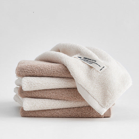 HKM-880659 Organic Cotton Square Towel for Kids - 36 x 35 cm