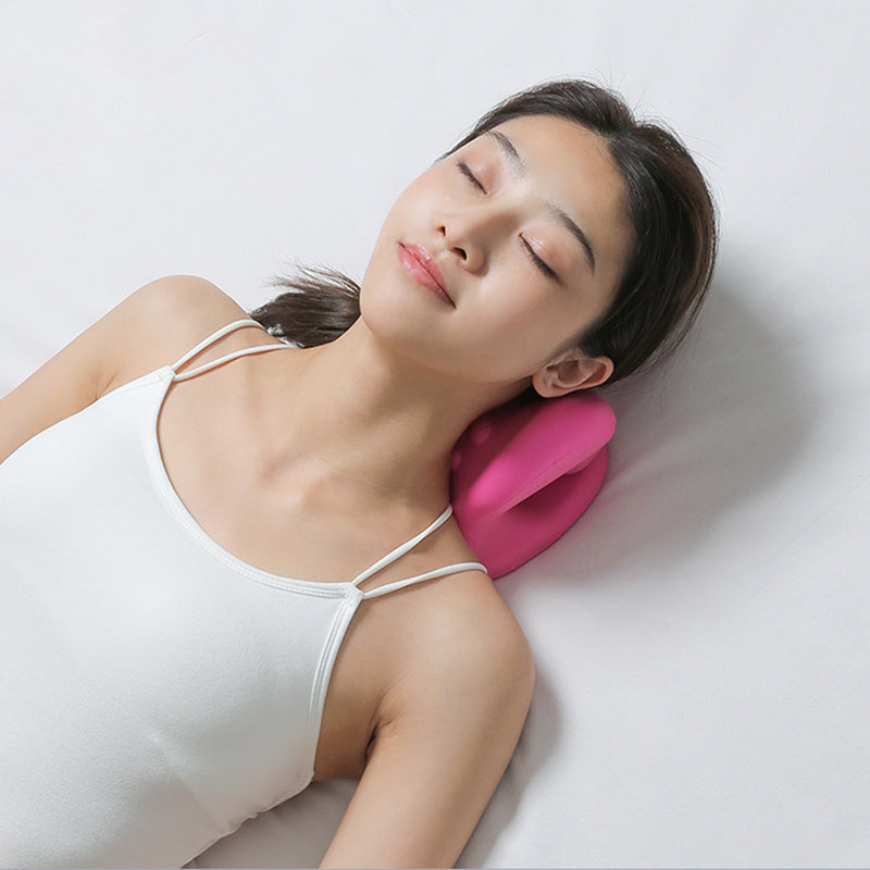 HKM-880915 Cervical Neck Traction Pillow with Magnetic Support for Pain Relief and Relaxation