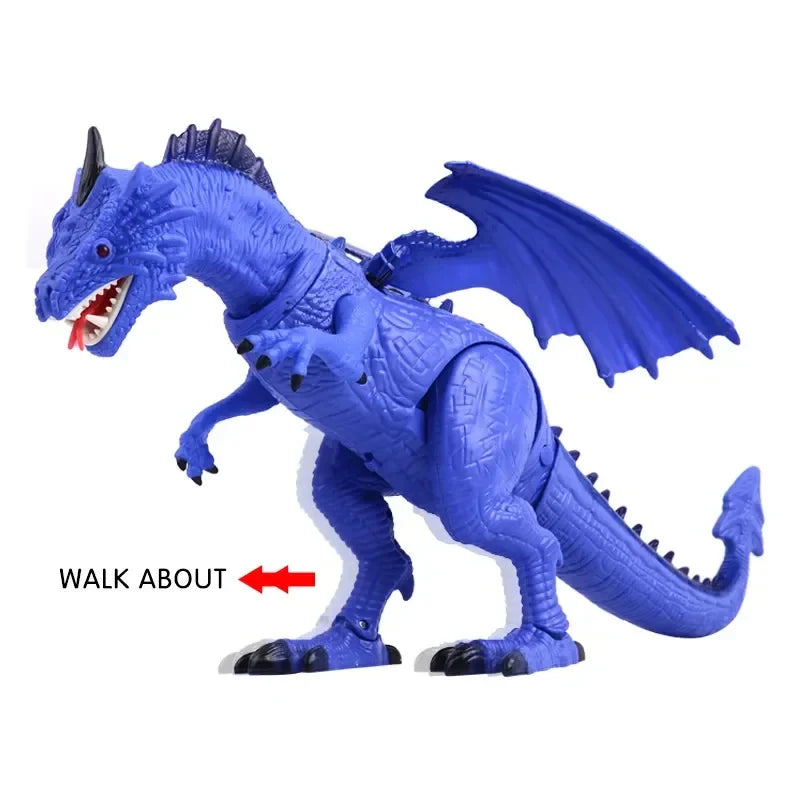HKM-881043 Colorful Walking Remote Control Dinosaur Toy for Kids, Musical and Interactive, 51cm-99cm Height
