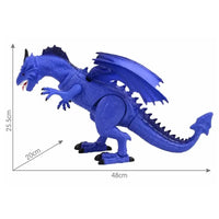HKM-881043 Colorful Walking Remote Control Dinosaur Toy for Kids, Musical and Interactive, 51cm-99cm Height