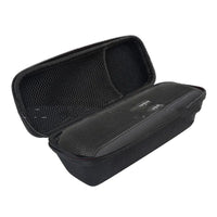 HKM-881107 Portable EVA Storage Case for Bluetooth Speaker with Climbing Carabiner, Black