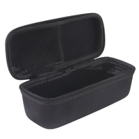 HKM-881107 Portable EVA Storage Case for Bluetooth Speaker with Climbing Carabiner, Black