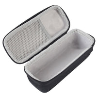 HKM-881107 Portable EVA Storage Case for Bluetooth Speaker with Climbing Carabiner, Black