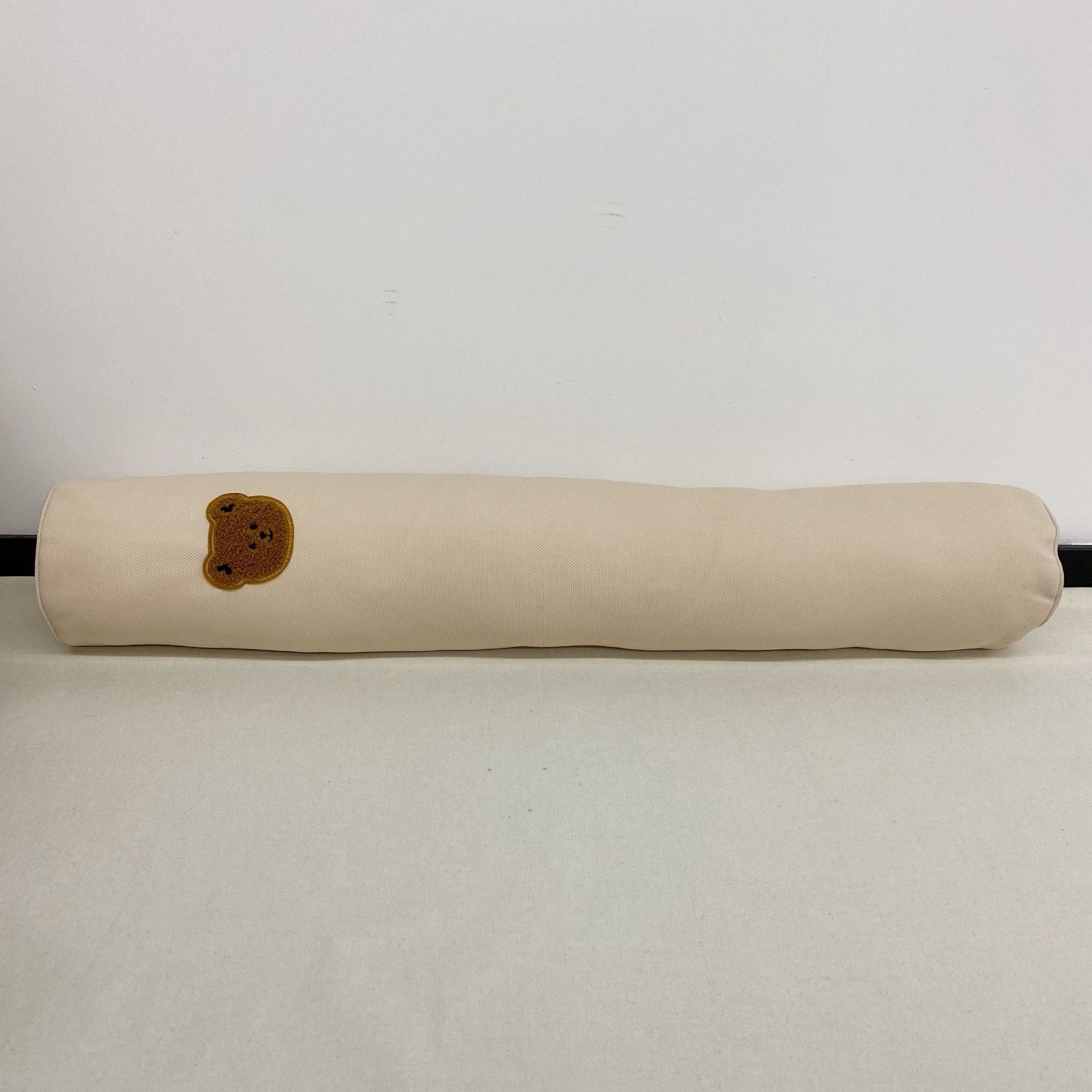 HKM-881363 Baby Comfort Pillow - Long Cylindrical and Moon Shape, Soft Cotton Fill for Enhanced Sleep Support in Various Colors