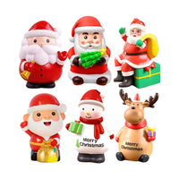 HKM-881811 DIY Vinyl Painting Piggy Bank with Lights and Music - Christmas Deer, Santa Claus, Snowman Sculpture for Kids