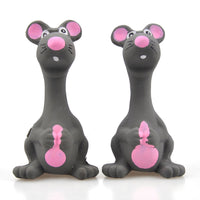 HKM-881875 Latex Molar Teeth Cleaning Chew Toy for Dogs - Gray, 14cm