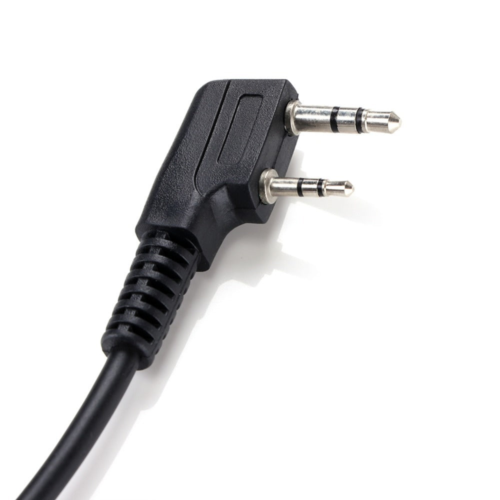 KTX-881939 Hand Microphone for UV5R Walkie-Talkie with Indicator Light and Clip-On Feature