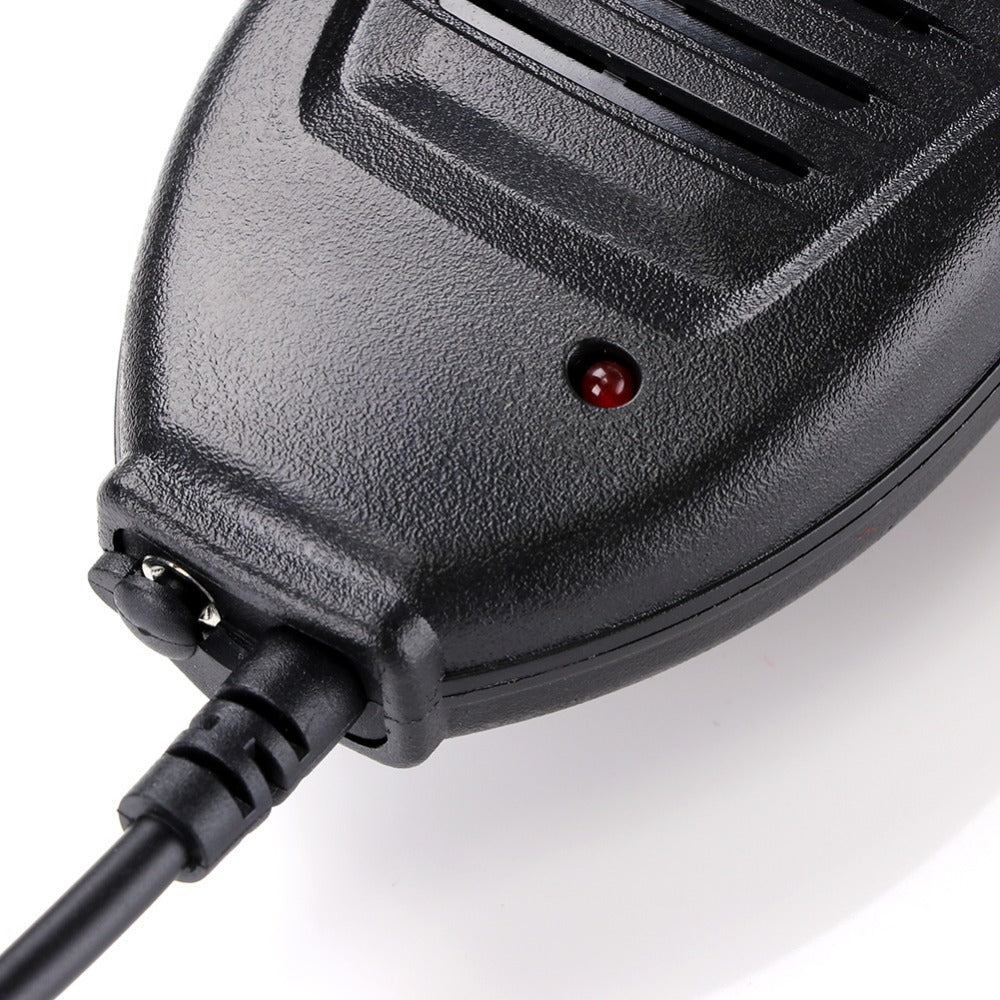 KTX-881939 Hand Microphone for UV5R Walkie-Talkie with Indicator Light and Clip-On Feature