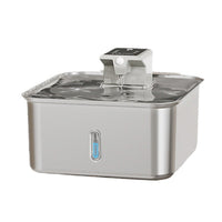 HKM-882003 Wireless Cat Water Fountain Stainless Steel Rechargeable