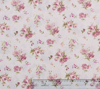 HKM-882067 Calm Rose Textile Fabric Hanging Belt Apron - 100% Polyester, 1X1.5M Cloth