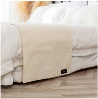 HKM-882707 Grounding Silver Cotton Bed Sheet with Anti-static Properties - Modern Stripes Design in Multiple Sizes