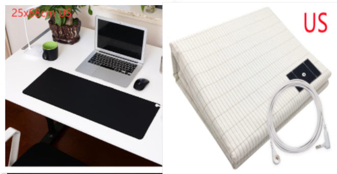 HKM-882707 Grounding Silver Cotton Bed Sheet with Anti-static Properties - Modern Stripes Design in Multiple Sizes