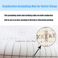 HKM-882707 Grounding Silver Cotton Bed Sheet with Anti-static Properties - Modern Stripes Design in Multiple Sizes