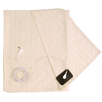 HKM-882707 Grounding Silver Cotton Bed Sheet with Anti-static Properties - Modern Stripes Design in Multiple Sizes
