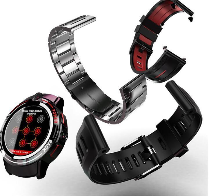 HKM-882899 4G Smart Watch with Ceramic Bezel, 1.39" AMOLED Screen, 5MP Camera, Multi-Function Health Monitoring, and Activity Tracking