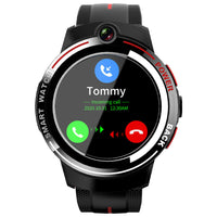 HKM-882899 4G Smart Watch with Ceramic Bezel, 1.39" AMOLED Screen, 5MP Camera, Multi-Function Health Monitoring, and Activity Tracking
