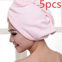 HKM-882963 Absorbent Microfiber Hair Dryer Cap for Quick and Easy Drying