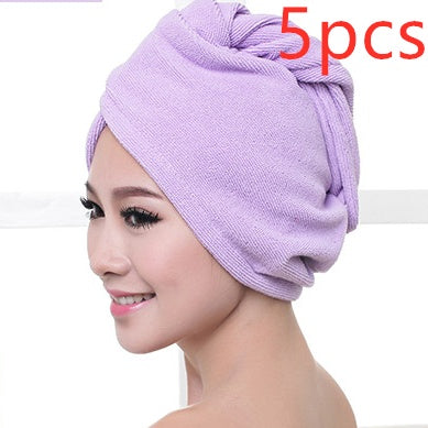 HKM-882963 Absorbent Microfiber Hair Dryer Cap for Quick and Easy Drying