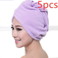 HKM-882963 Absorbent Microfiber Hair Dryer Cap for Quick and Easy Drying