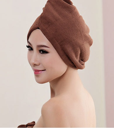 HKM-882963 Absorbent Microfiber Hair Dryer Cap for Quick and Easy Drying