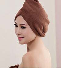 HKM-882963 Absorbent Microfiber Hair Dryer Cap for Quick and Easy Drying