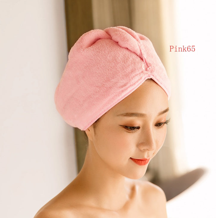 HKM-882963 Absorbent Microfiber Hair Dryer Cap for Quick and Easy Drying