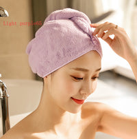 HKM-882963 Absorbent Microfiber Hair Dryer Cap for Quick and Easy Drying
