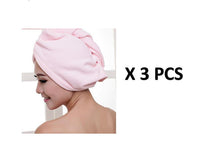 HKM-882963 Absorbent Microfiber Hair Dryer Cap for Quick and Easy Drying