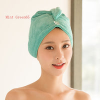 HKM-882963 Absorbent Microfiber Hair Dryer Cap for Quick and Easy Drying