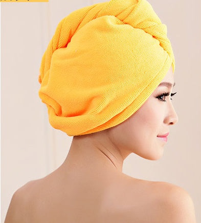 HKM-882963 Absorbent Microfiber Hair Dryer Cap for Quick and Easy Drying