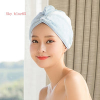 HKM-882963 Absorbent Microfiber Hair Dryer Cap for Quick and Easy Drying