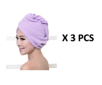 HKM-882963 Absorbent Microfiber Hair Dryer Cap for Quick and Easy Drying