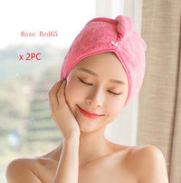 HKM-882963 Absorbent Microfiber Hair Dryer Cap for Quick and Easy Drying