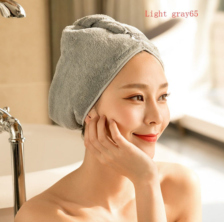 HKM-882963 Absorbent Microfiber Hair Dryer Cap for Quick and Easy Drying
