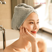 HKM-882963 Absorbent Microfiber Hair Dryer Cap for Quick and Easy Drying