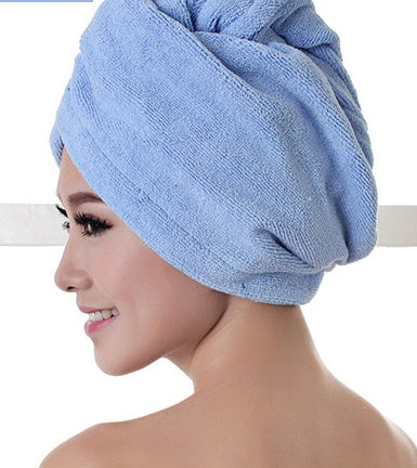 HKM-882963 Absorbent Microfiber Hair Dryer Cap for Quick and Easy Drying