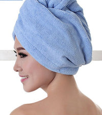 HKM-882963 Absorbent Microfiber Hair Dryer Cap for Quick and Easy Drying