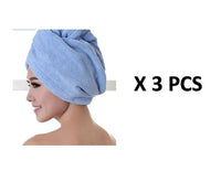 HKM-882963 Absorbent Microfiber Hair Dryer Cap for Quick and Easy Drying