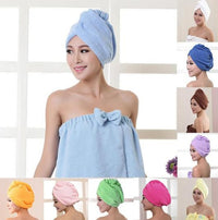 HKM-882963 Absorbent Microfiber Hair Dryer Cap for Quick and Easy Drying