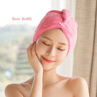 HKM-882963 Absorbent Microfiber Hair Dryer Cap for Quick and Easy Drying