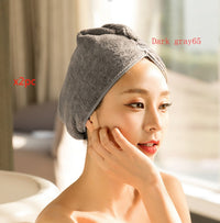 HKM-882963 Absorbent Microfiber Hair Dryer Cap for Quick and Easy Drying