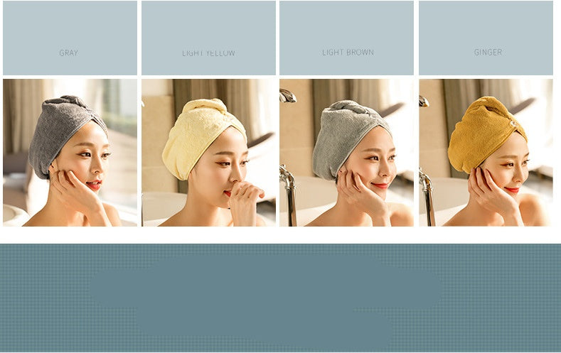 HKM-882963 Absorbent Microfiber Hair Dryer Cap for Quick and Easy Drying