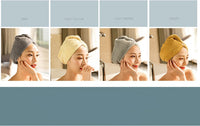 HKM-882963 Absorbent Microfiber Hair Dryer Cap for Quick and Easy Drying