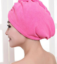 HKM-882963 Absorbent Microfiber Hair Dryer Cap for Quick and Easy Drying