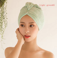 HKM-882963 Absorbent Microfiber Hair Dryer Cap for Quick and Easy Drying